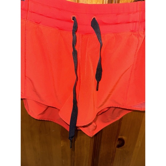 Lululemon Hotty Hot Shorts Women's 6 Red Speed Up Lined 2.5" Inseam Running - Picture 4 of 11